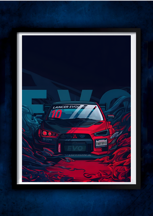 EVO poster || Car Poster