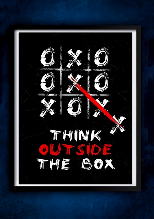 Think Outside || Motivational Poster