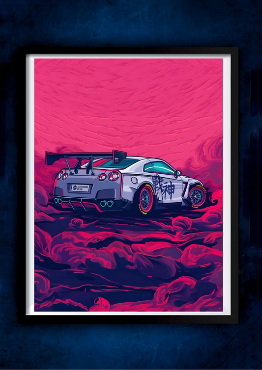 Nissan GT-R Poster || Car Posters