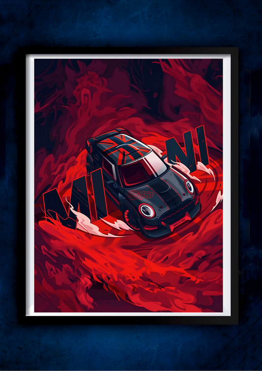 Mini Cooper Poster || Car Posters